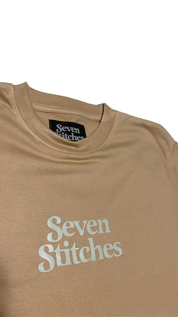 7 Stitches Chest Logo Tee - (Wheat/Mint)