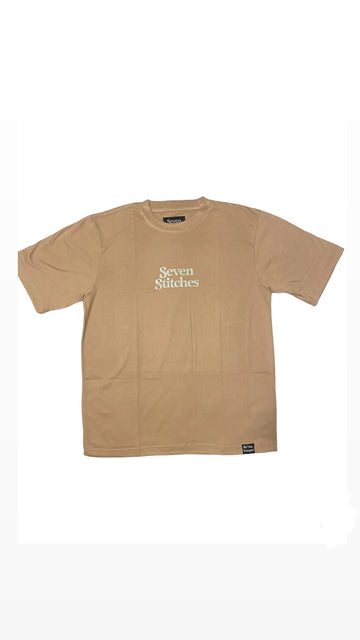 7 Stitches Chest Logo Tee - (Wheat/Mint)