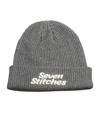 7 Stitches - Knitted Beanie (Grey)