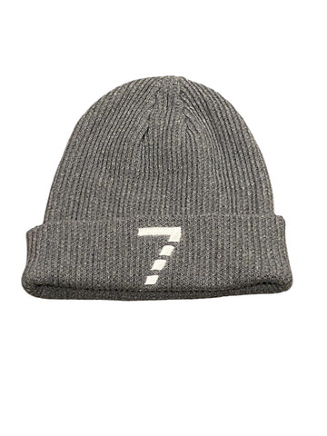 7 Stitches - Knitted Beanie (Grey)