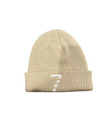 7 Stitches - Knitted Beanie (Beige)