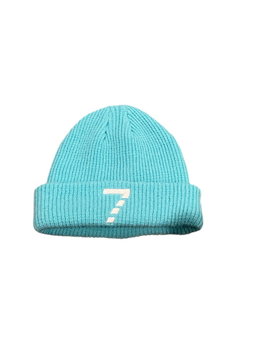 7 Stitches - Knitted Beanie (Aqua)